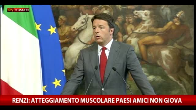 Migranti, Renzi: Ue a un bivio, Italia pronta a fare da sola