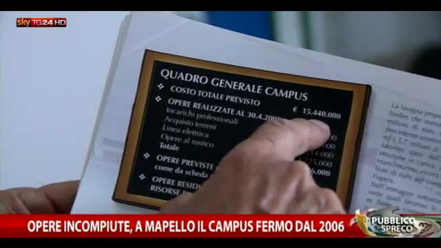 Opere incompiute, a Mapello campus fermo dal 2006