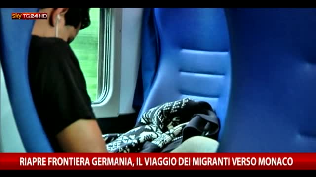 Sky TG24 segue il viaggio in treno dei migranti verso Monaco