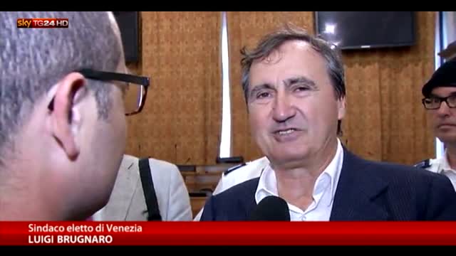 Venezia, il neosindaco Brugnaro: "Autonomo dai partiti"