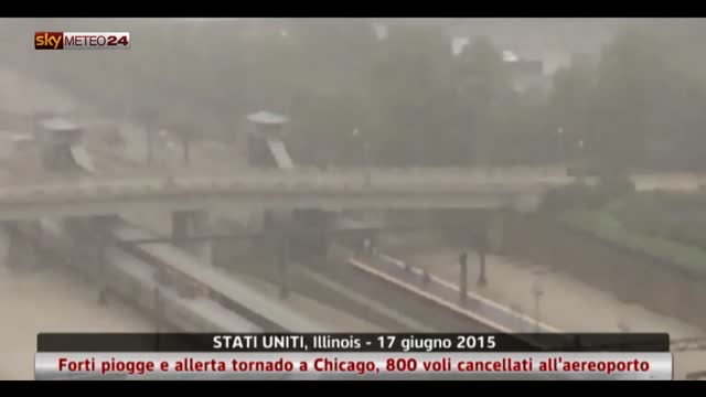 Tempeste e allerta tornado a Chicago