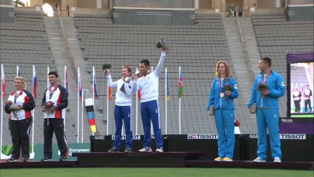 Baku 2015, frecce d'oro con Valeeva e Nespoli