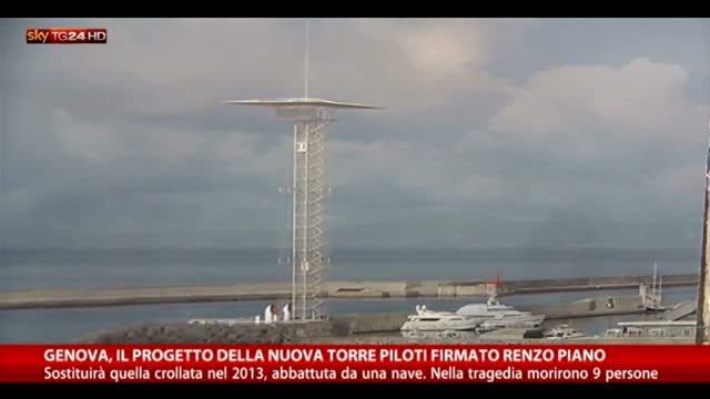 Il progetto della nuova torre piloti di Renzo Piano