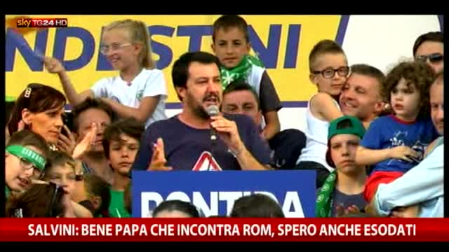 Salvini: Papa incontra Rom? Spero incontri anche esodati