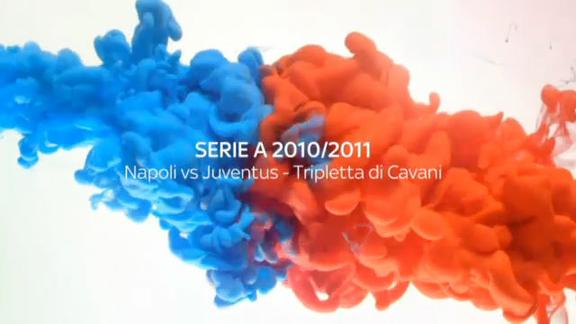 Napoli vs Juventus 2011: tripletta di Cavani