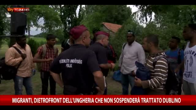 Migranti, dietrofront Ungheria su sospensione Dublino III