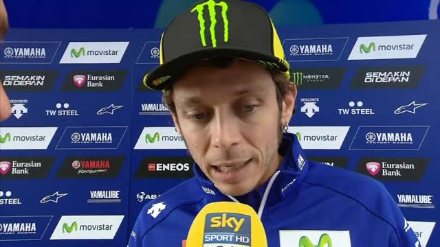 Rossi: "Lorenzo è più forte sul giro secco"