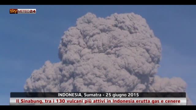Evacuazioni in Indonesia per eruzione Sinabung