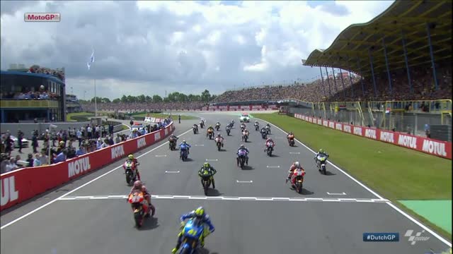 MotoGP, la partenza del Gran Premio d'Olanda