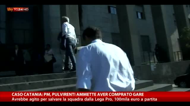 Caso Catania: pm, Pulvirenti ammette di aver comprato gare