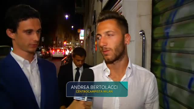 Primo giorno di Milan, Bertolacci: "Una grande emozione"