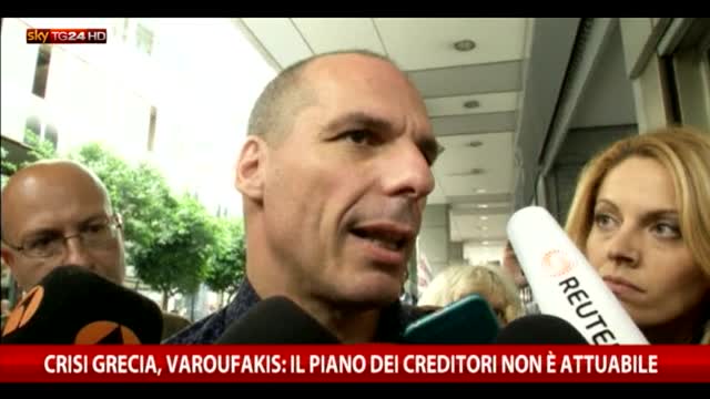 Grecia, Varoufakis: "Il piano dei creditori non è attuabile"