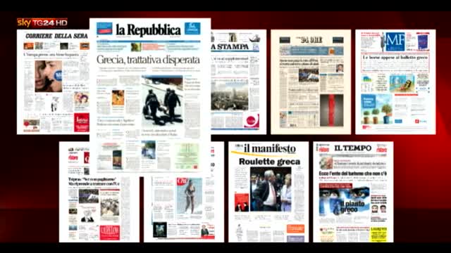 Rassegna stampa, i giornali del primo luglio