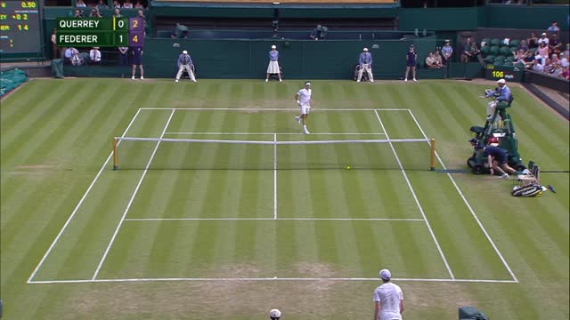 Federer incanta Wimbledon: pallonetto da urlo