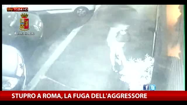 Stupro a Roma, la fuga del presunto aggressore