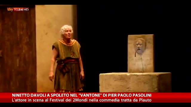 Ninetto Davoli a Spoleto nel Vantone di Pier Paolo Pasolini