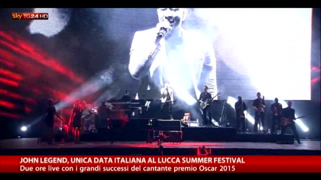 John Legend, unica data italiana al Lucca summer festival