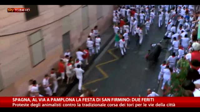 San Firmino, al via a Pamplona le corse dei tori