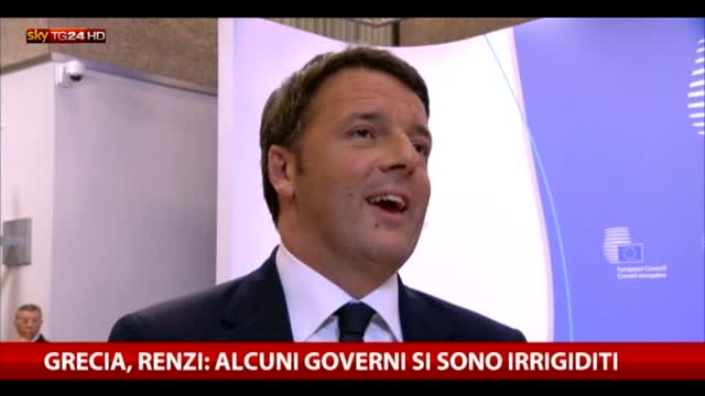 Eurosummit, Renzi: alcuni governi si sono irrigiditi