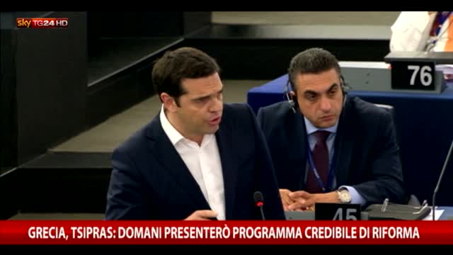 La replica di Tsipras all'Europarlamento