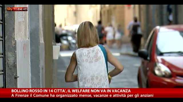 Caldo in città, a Firenze il welfare non va in vacanza