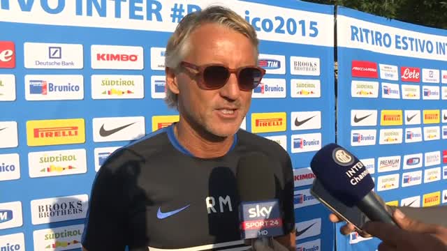 Mancini: "L'entusiasmo fa piacere. Stiamo lavorando bene"