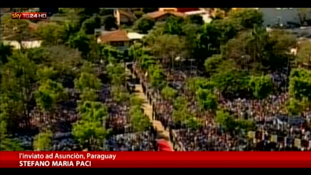 Paraguay, ultima tappa del viaggio papale in America latina