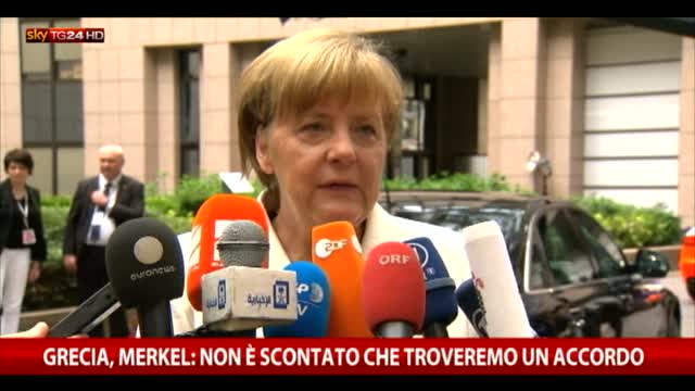 Merkel: "Non è scontato che troveremo un accordo"