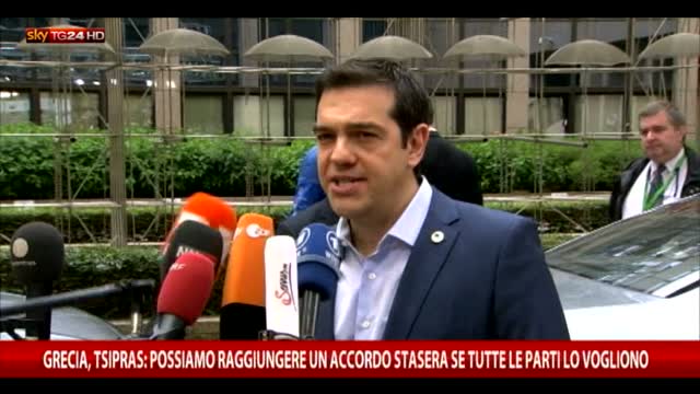 Tsipras: "Se tutti d'accordo intesa possibile oggi"
