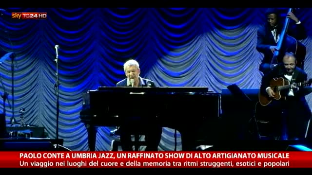 Riflettori su Paolo Conte all'apertura di Umbria Jazz 2015
