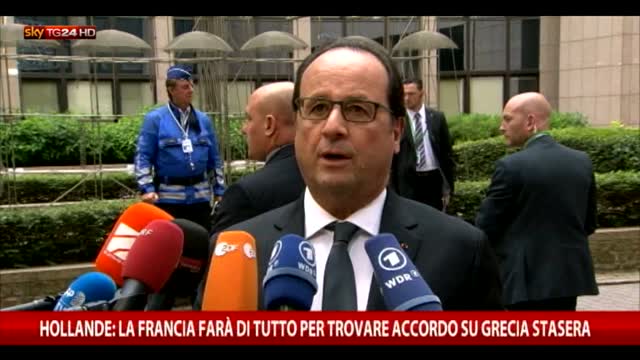 Grecia, Hollande: Francia farà di tutto per trovare accordo