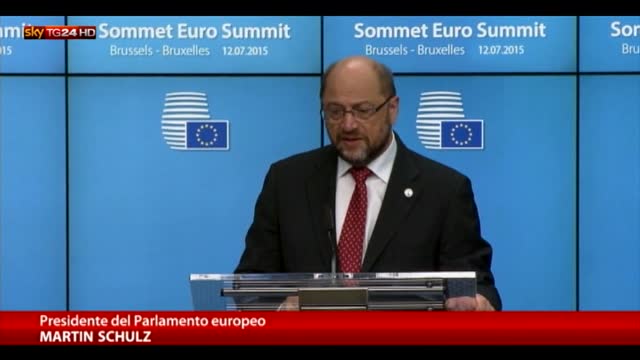 Grecia, Schulz: "Situazione senza precedenti"