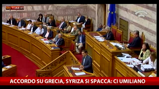 Il segretario di Syriza a Sky TG24: "Accordo umiliante"