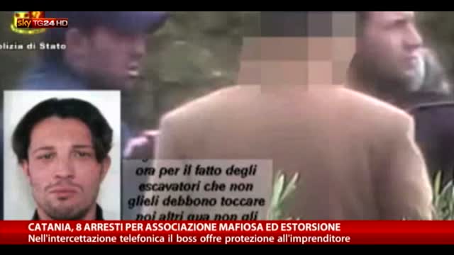 Catania, 8 arresti per associazione mafiosa ed estorsione