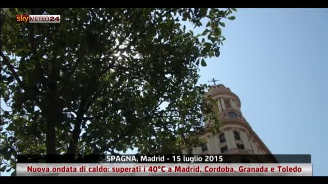 Superati i 40 gradi in Spagna