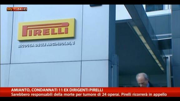 Amianto, Tribunale Milano condanna 11 ex dirigenti Pirelli 