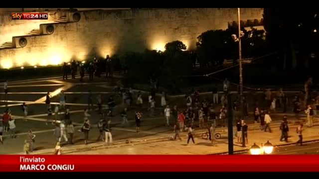 Atene, tensione in piazza Syntagma
