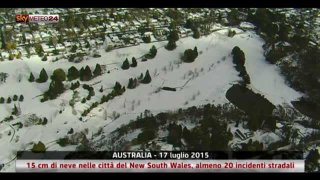 Freddo e neve in Australia