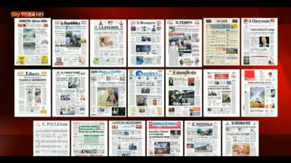 Rassegna stampa, i giornali di sabato 18 luglio