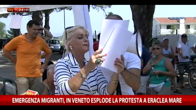 Accoglienza migranti in Veneto, protesta a Eraclea Mare