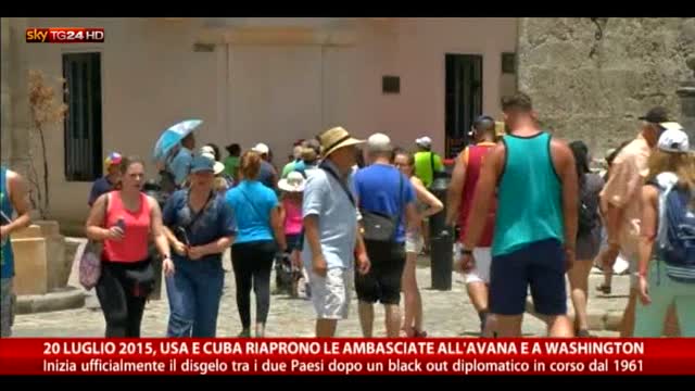 Usa e Cuba, riaprono le ambasciate a L’Avana e Washington
