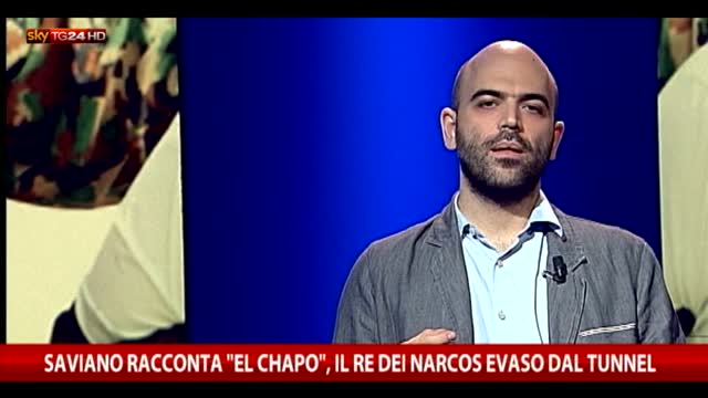 Roberto Saviano racconta "El Chapo" su Sky TG24 HD 