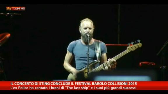 Barolo, Sting conclude il Festival Collisioni 2015
