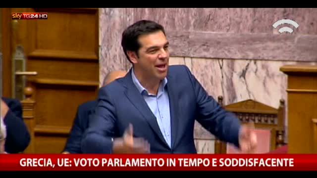 Grecia, Ue: voto Parlamento in tempo e soddisfacente