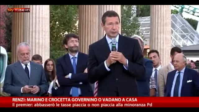 Renzi: "Marino e Crocetta governino o vadano a casa"