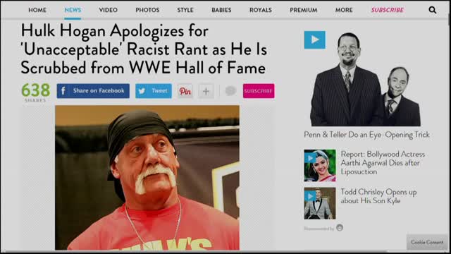 Hulk Hogan razzista: radiato dalla Hall Of Fame della WWE
