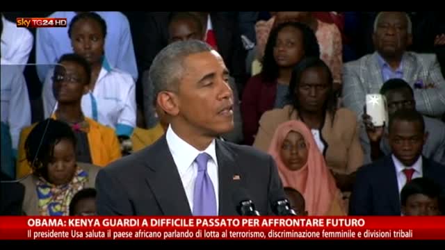 Obama saluta il Kenya