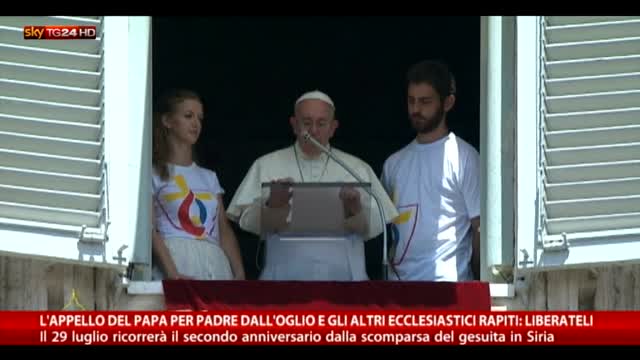 Il Papa: "Liberare Padre Dall'Oglio e i vescovi rapiti"