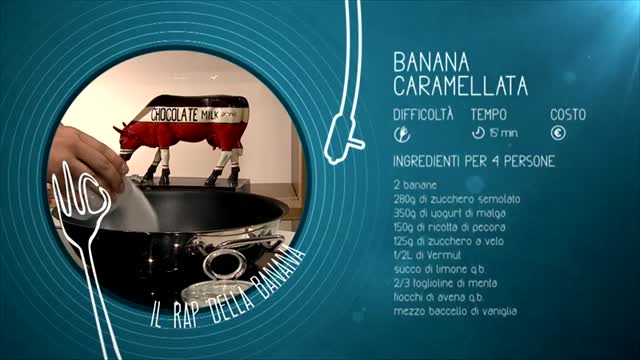 Alessandro Borghese Kitchen Sound: banana caramellata rap