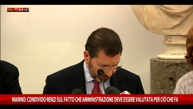 Marino: Renzi ha ragione, ma ho trovato situazione estrema